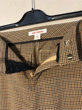 Joe Fresh Black and Tan trousers
